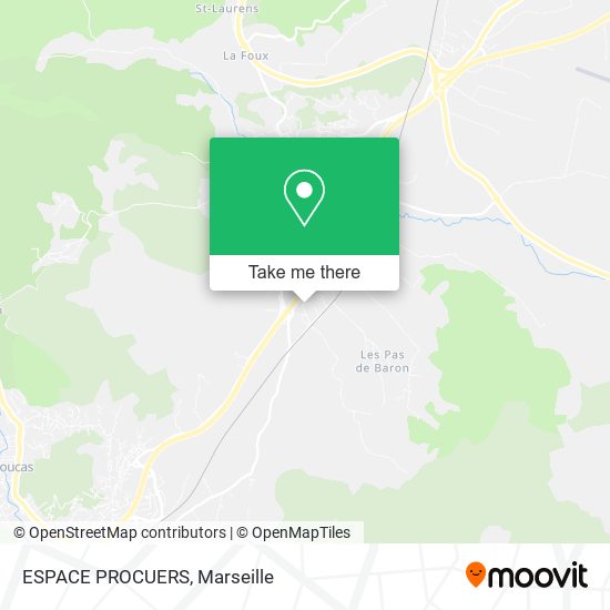 ESPACE PROCUERS map