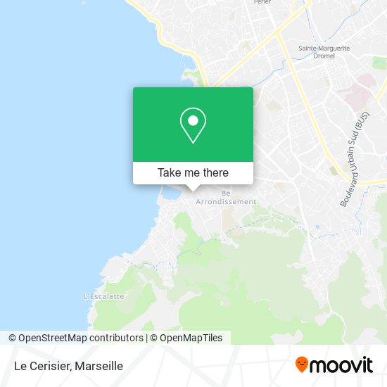 Le Cerisier map