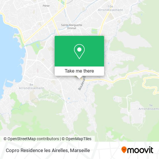 Mapa Copro Residence les Airelles