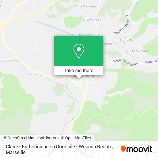 Claire - Esthéticienne à Domicile - Wecasa Beauté map