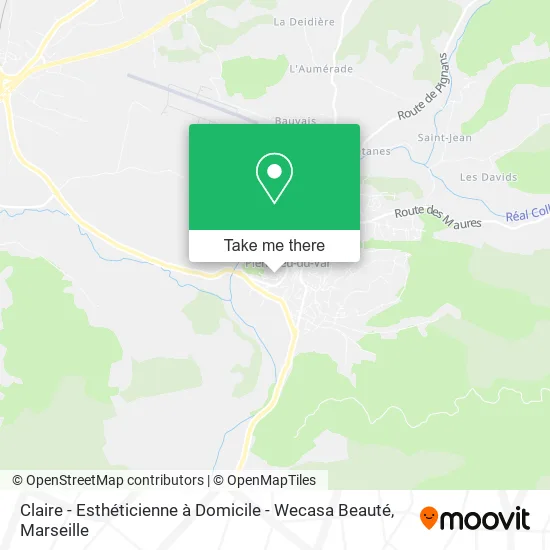 Claire - Esthéticienne à Domicile - Wecasa Beauté map