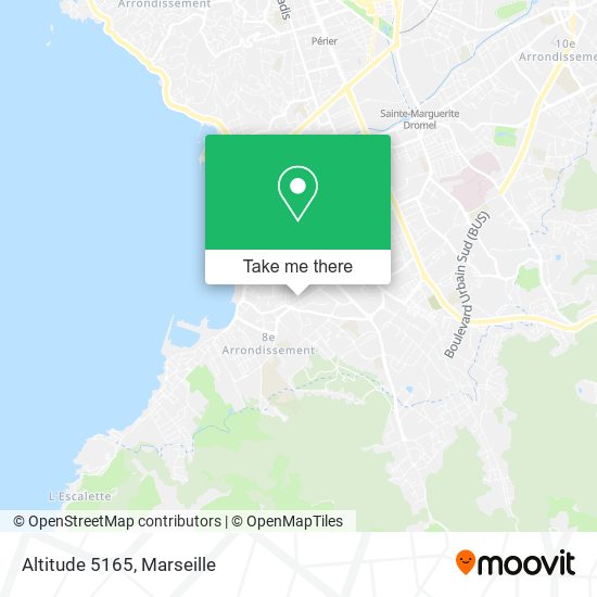 Altitude 5165 map
