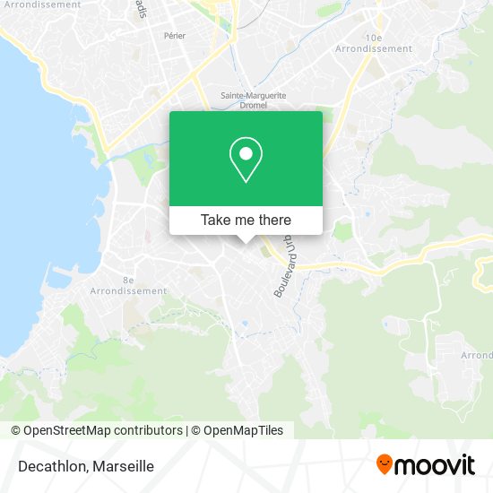 Mapa Decathlon