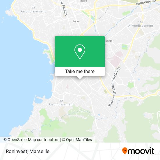 Mapa Roninvest