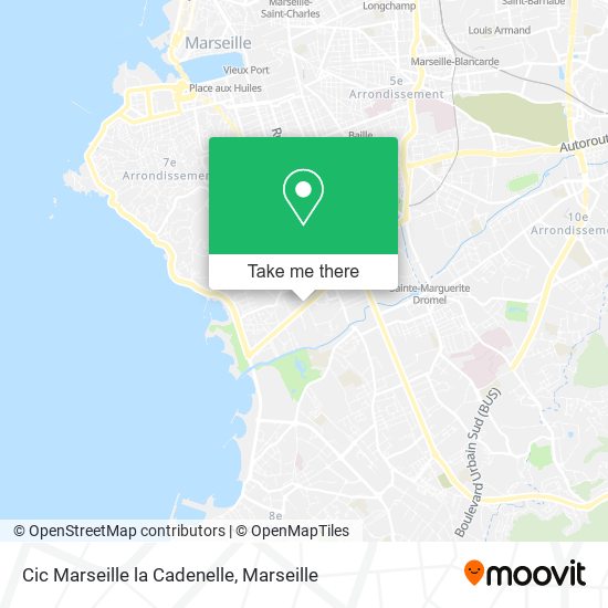 Cic Marseille la Cadenelle map