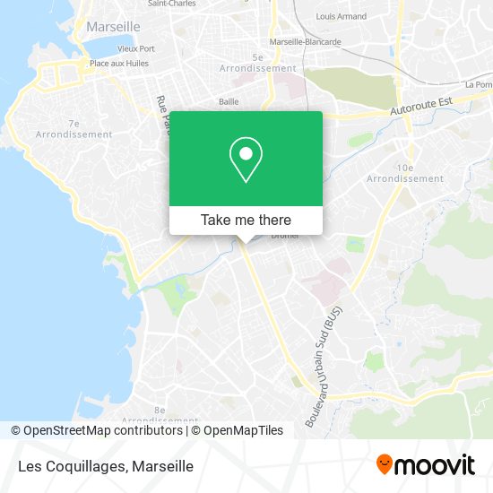Les Coquillages map