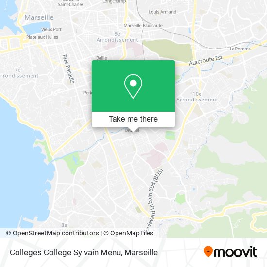 Colleges College Sylvain Menu map
