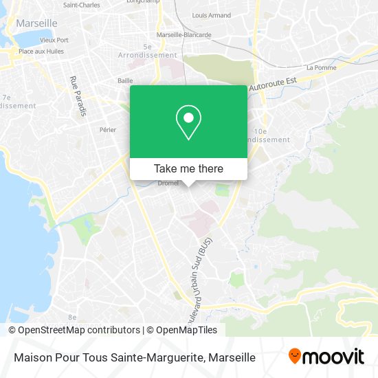 Maison Pour Tous Sainte-Marguerite map