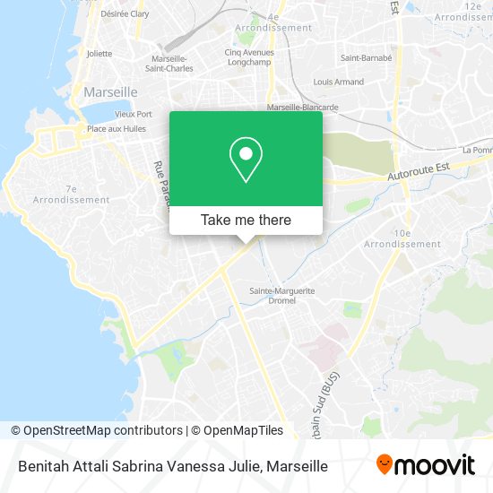 Benitah Attali Sabrina Vanessa Julie map