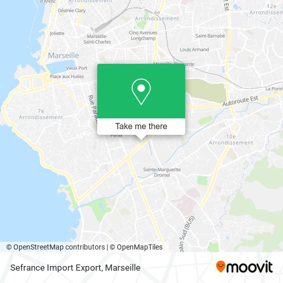 Mapa Sefrance Import Export