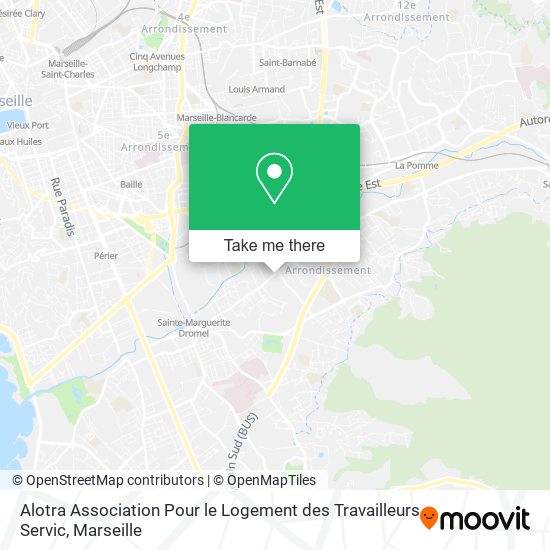 Mapa Alotra Association Pour le Logement des Travailleurs Servic