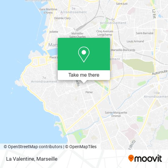 La Valentine map