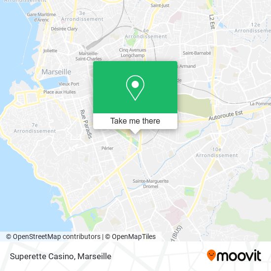Superette Casino map