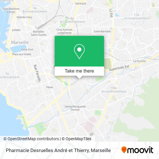 Pharmacie Desruelles André et Thierry map