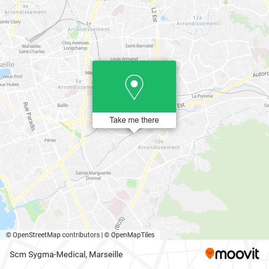 Scm Sygma-Medical map