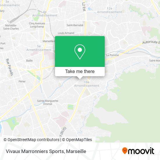 Vivaux Marronniers Sports map