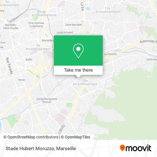 Stade Hubert Moruzzo map