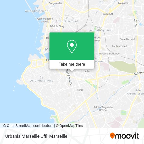 Urbania Marseille Uffi map