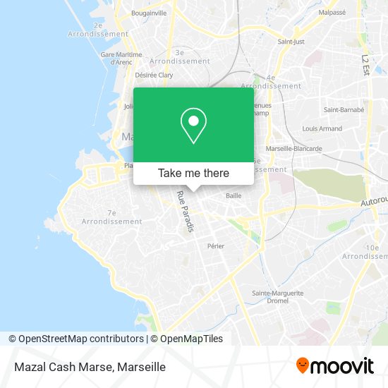 Mazal Cash Marse map