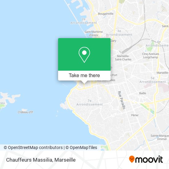 Chauffeurs Massilia map