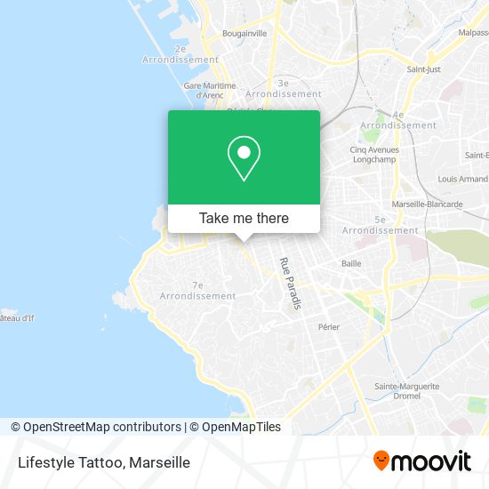 Lifestyle Tattoo map