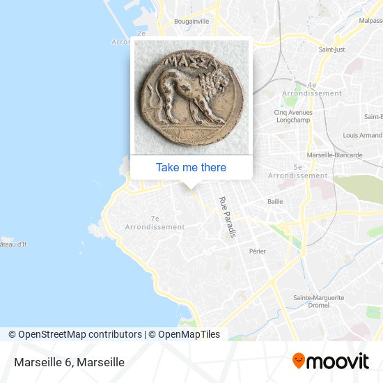 Marseille 6 map