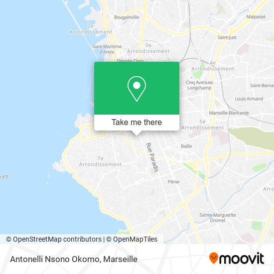 Antonelli Nsono Okomo map