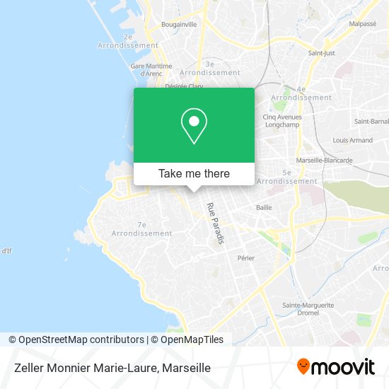 Mapa Zeller Monnier Marie-Laure