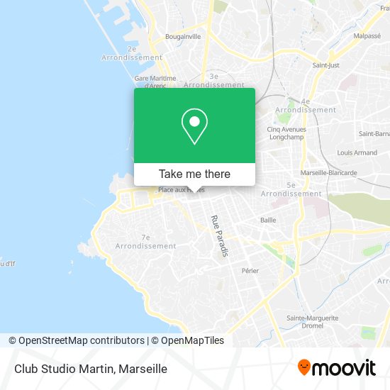 Mapa Club Studio Martin