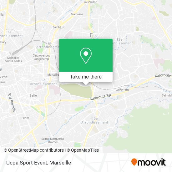 Mapa Ucpa Sport Event