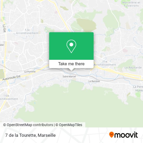7 de la Tourette map