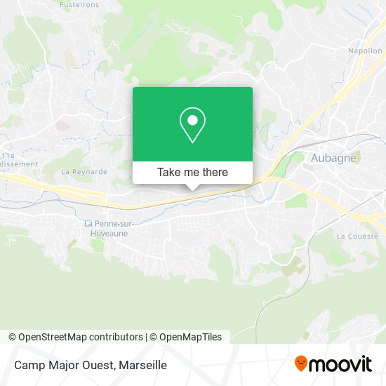 Camp Major Ouest map