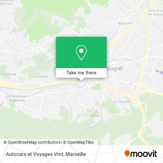 Autocars et Voyages Vmt map