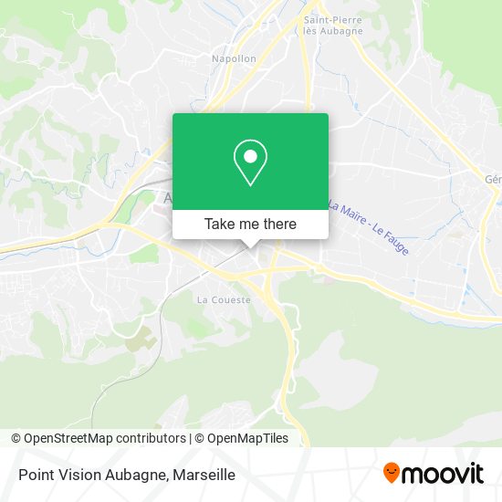 Point Vision Aubagne map