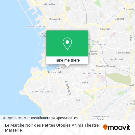 Le Marché Noir des Petites Utopies Anima Théâtre map