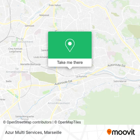 Azur Multi Services map