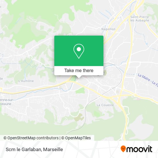 Scm le Garlaban map