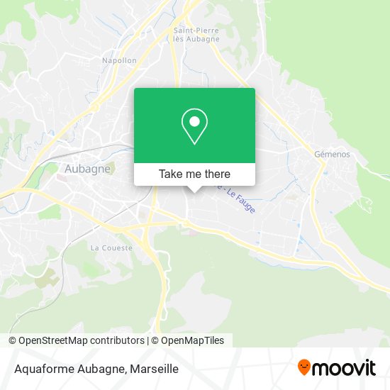 Mapa Aquaforme Aubagne