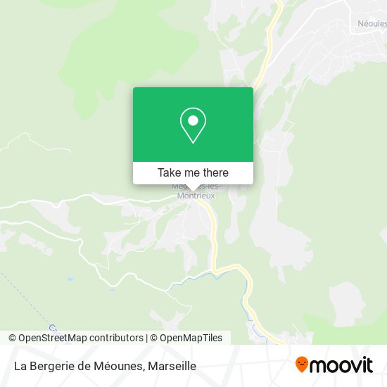 La Bergerie de Méounes map