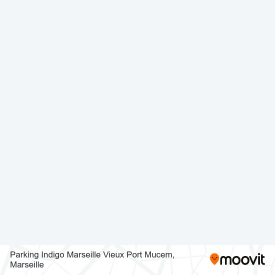 Mapa Parking Indigo Marseille Vieux Port Mucem