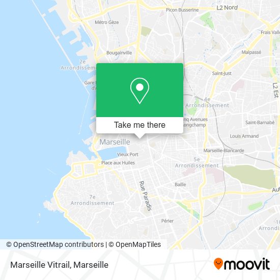 Mapa Marseille Vitrail