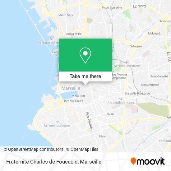 Fraternite Charles de Foucauld map