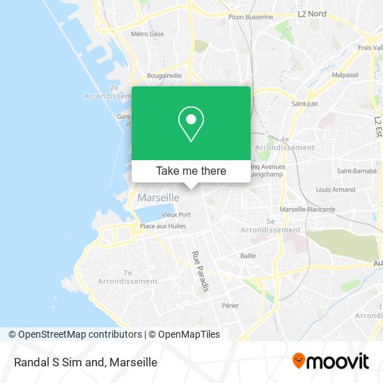 Randal S Sim and map