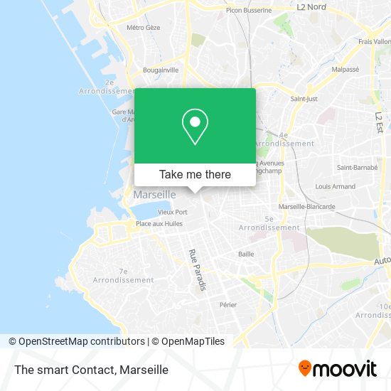 Mapa The smart Contact