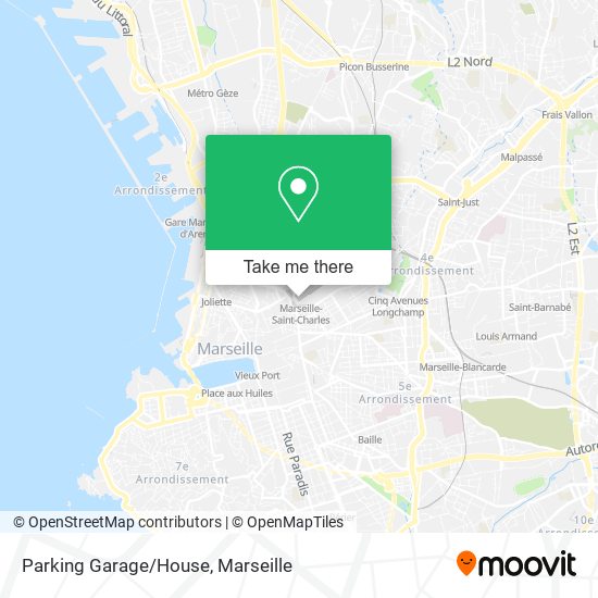 Mapa Parking Garage/House
