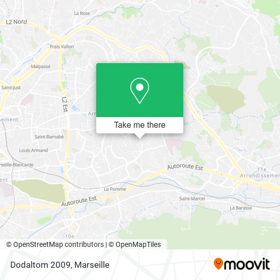Dodaltom 2009 map