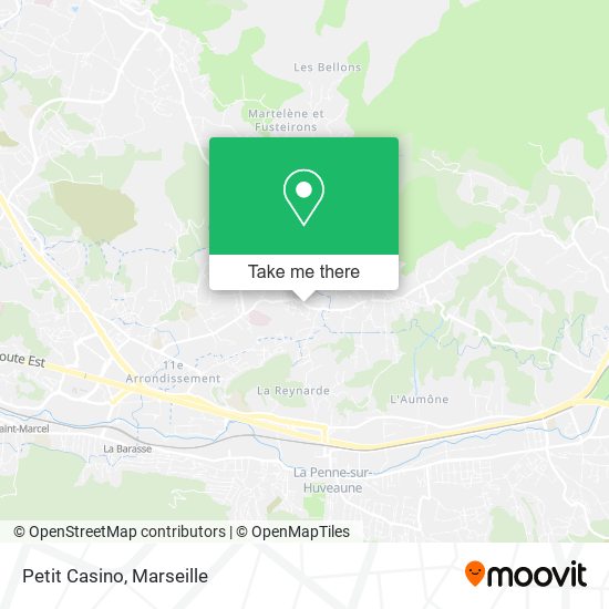 Petit Casino map