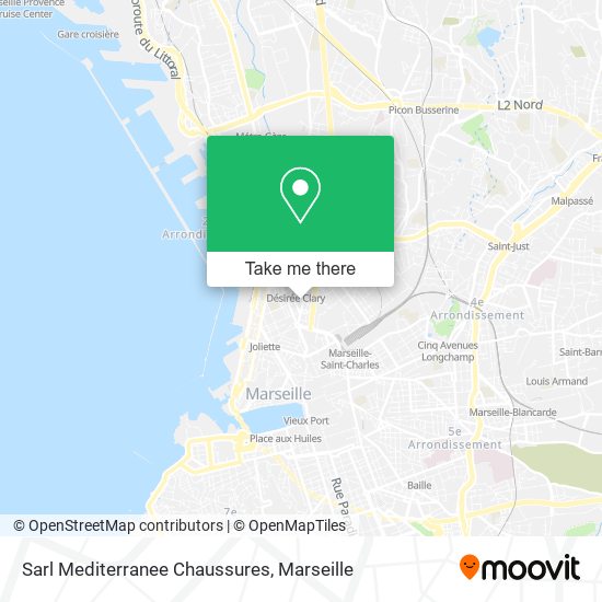 Sarl Mediterranee Chaussures map