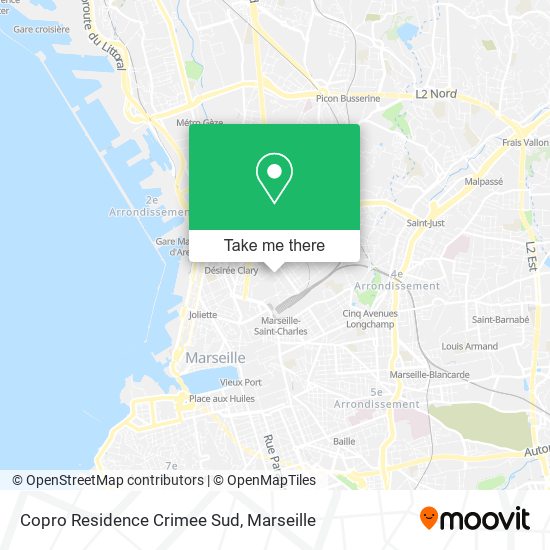 Mapa Copro Residence Crimee Sud