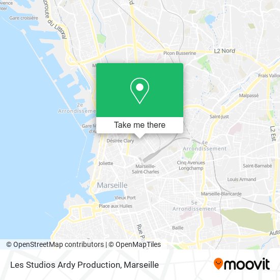 Les Studios Ardy Production map